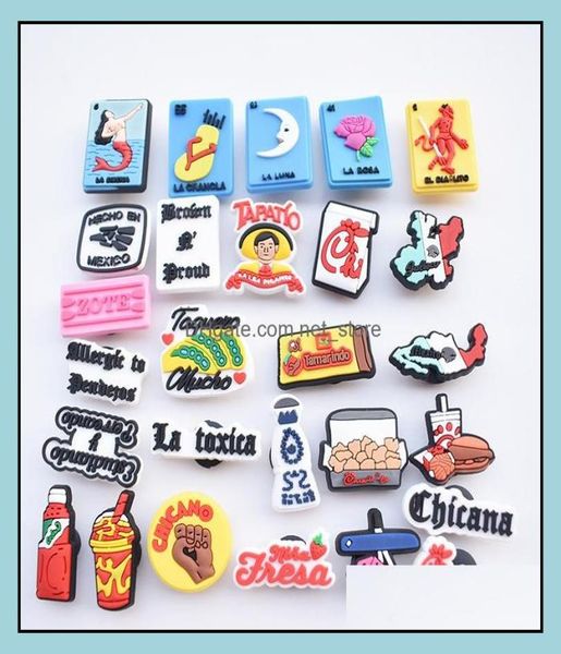 pvc mexican food flags shoe charm decorations accessories jibitz for charms buttons decor drop delivery 2021 parts shoes jqcc57936170, White;pink
pvc mexican food flags shoe charm decorations accessories jibitz for charms buttons decor drop delivery 2021 parts shoes jqcc57936170, White;pink
