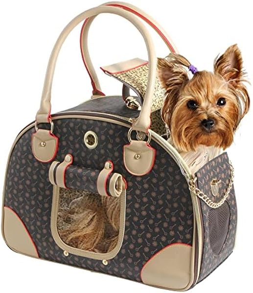 yuexuan fashion dog cat pet carrier pu leather dog handbag dog purse cat tote bag pet cat dog hiking bag, brown, large
yuexuan fashion dog cat pet carrier pu leather dog handbag dog purse cat tote bag pet cat dog hiking bag, brown, large