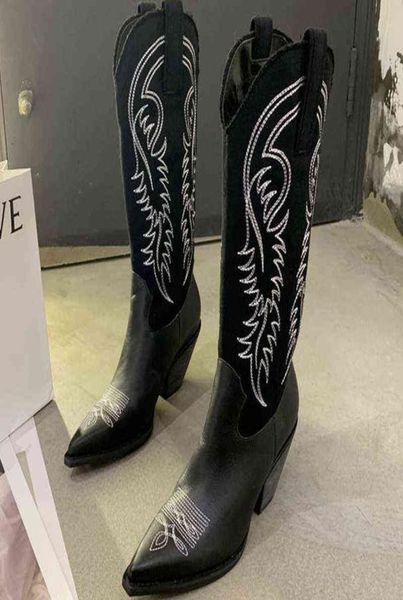 women cowboy boots pointed toe women039s shoes embossing pu leather shoes kneehigh boots chunky wees shoes y11257733832, Black
women cowboy boots pointed toe women039s shoes embossing pu leather shoes kneehigh boots chunky wees shoes y11257733832, Black