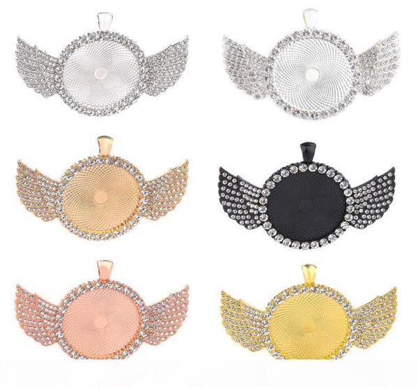30mm diy jewelry accessories round bottom brackets time gem sublimation blank pendant with wing for transfer printing necklace8904200, Silver
30mm diy jewelry accessories round bottom brackets time gem sublimation blank pendant with wing for transfer printing necklace8904200, Silver