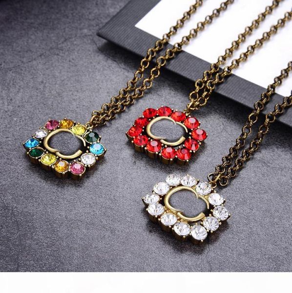 vintage colorful diamond necklace brand letters crystal necklaces women pendant necklace girl exquisite pendants jewelry gift6412265, Silver
vintage colorful diamond necklace brand letters crystal necklaces women pendant necklace girl exquisite pendants jewelry gift6412265, Silver