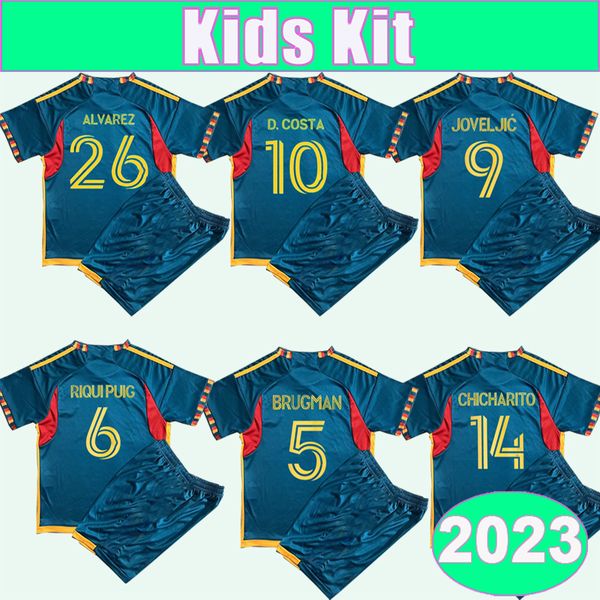 2023 la galaxy d.costa kids kit soccer jerseys chicharito brugman alvarez boyd aguirre away football shirt child suit short sleeve uniforms, Black
2023 la galaxy d.costa kids kit soccer jerseys chicharito brugman alvarez boyd aguirre away football shirt child suit short sleeve uniforms, Black