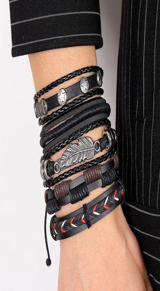 daxi mens leather bracelet bracelets for men vintage braclets handmade feather leaf bracelet men jewelry adjustable bracelet set2660189, Golden;silver
daxi mens leather bracelet bracelets for men vintage braclets handmade feather leaf bracelet men jewelry adjustable bracelet set2660189, Golden;silver