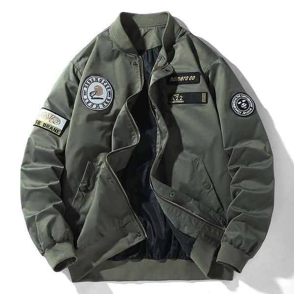 mens jackets 8xl 9xl 10xl ma1 bomber jacket men plus size pilot military baseball spring autumn casual coat badge male fashion outerwear 230, Black;brown
mens jackets 8xl 9xl 10xl ma1 bomber jacket men plus size pilot military baseball spring autumn casual coat badge male fashion outerwear 230, Black;brown