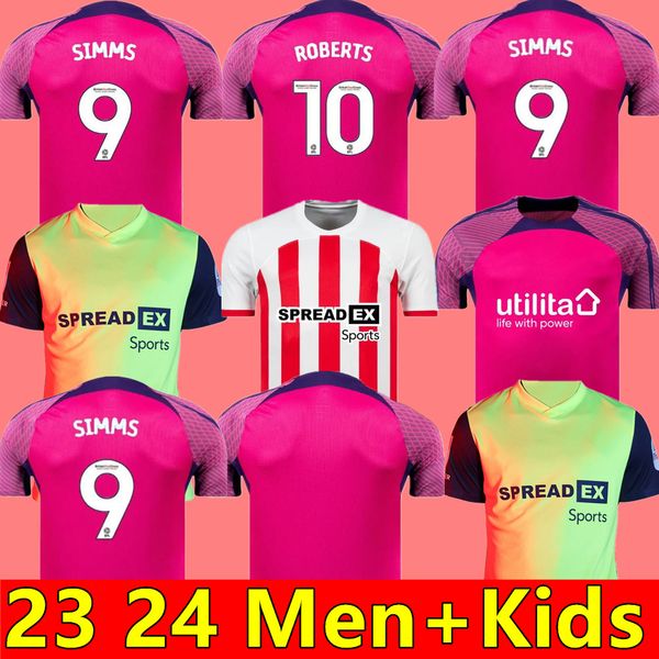 23 24 sunderland home soccer jerseys stewart simms roberts amad clarke dajaku embleton evans o'nien football shirt pritchard mens kids, Black;yellow
23 24 sunderland home soccer jerseys stewart simms roberts amad clarke dajaku embleton evans o'nien football shirt pritchard mens kids, Black;yellow