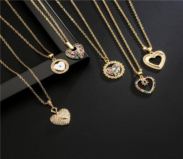 classic design colorful micro pave lover heart pendant necklace zirconia jewelry6084543, Silver
classic design colorful micro pave lover heart pendant necklace zirconia jewelry6084543, Silver