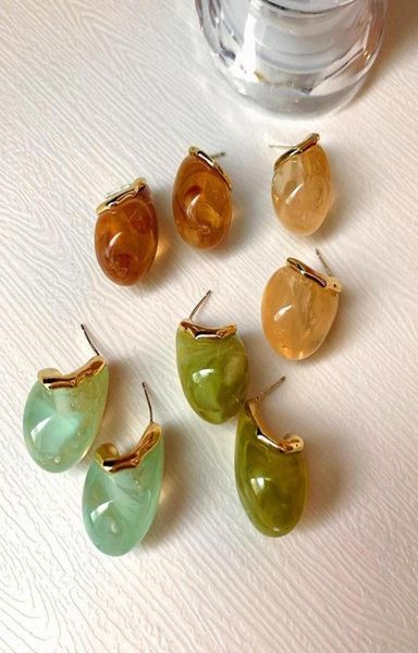 hoop huggie 2021 transparent resin geometric irregular cshaped water drop earrings for woman girls party aesthetic jewelry3093105, Golden;silver
hoop huggie 2021 transparent resin geometric irregular cshaped water drop earrings for woman girls party aesthetic jewelry3093105, Golden;silver