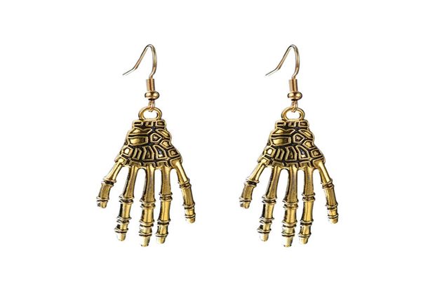 vintage halloween skull hand earring for women and children skull bones dangle earrings2372457, Silver
vintage halloween skull hand earring for women and children skull bones dangle earrings2372457, Silver