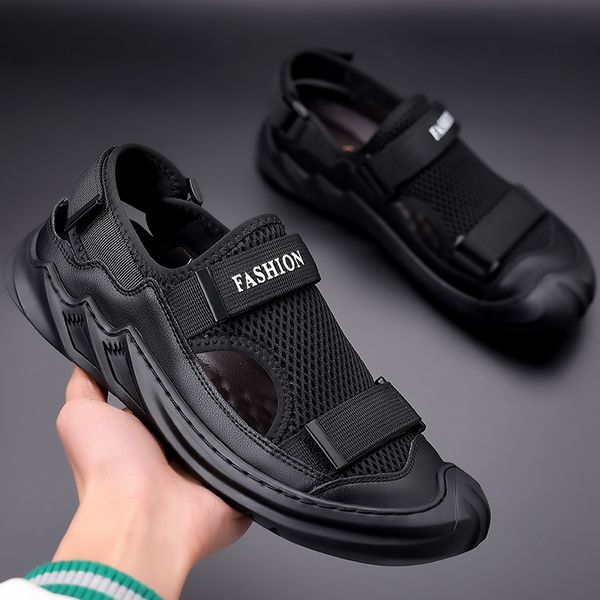quality men's sports sandals beach shoes summer net cloth outdoor low set feet flat hollow breathable casual bag flip-flops fashion non, Black
quality men's sports sandals beach shoes summer net cloth outdoor low set feet flat hollow breathable casual bag flip-flops fashion non, Black