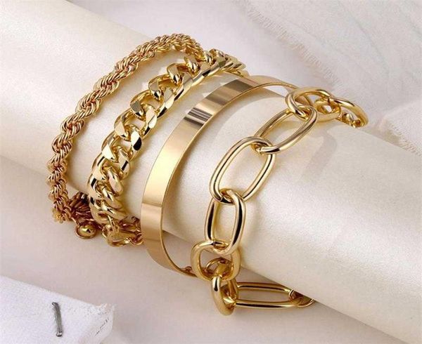 bracelet vkme 4 stcke punk curb kubanischen kette set fr frauen miami boho dicken gold farbe charme armbnder armreifen mode schmuc5547985, Golden;silver
bracelet vkme 4 stcke punk curb kubanischen kette set fr frauen miami boho dicken gold farbe charme armbnder armreifen mode schmuc5547985, Golden;silver