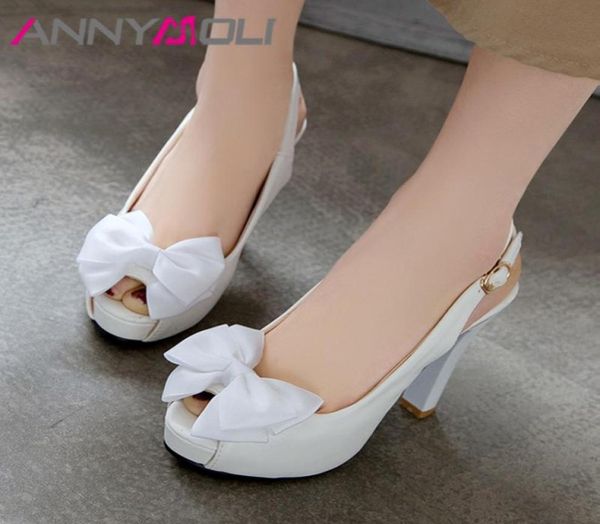 dress shoes annymoli woman slingbacks pumps buckle strap extreme high heels peep toe block heel bow ladies party footwear cosplay 4372783, Black
dress shoes annymoli woman slingbacks pumps buckle strap extreme high heels peep toe block heel bow ladies party footwear cosplay 4372783, Black