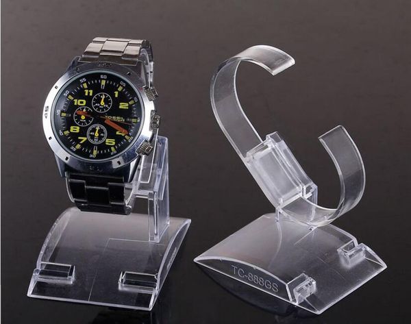 20pcslot selling c rings style transparent plastic wrist watch display holder rack store shop show stand large size for man2959506, Black
20pcslot selling c rings style transparent plastic wrist watch display holder rack store shop show stand large size for man2959506, Black