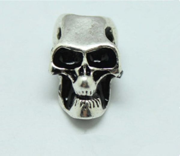 50pcs antique silver tone pave skull big hole beads fit european making bracelet jewelry paracord accessories6737563, Black
50pcs antique silver tone pave skull big hole beads fit european making bracelet jewelry paracord accessories6737563, Black