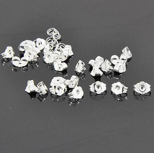 1000piecelot silver earring back jewelry accessories metal ear plugs with 925 stamp stud earrings ser finding wh5991874, White
1000piecelot silver earring back jewelry accessories metal ear plugs with 925 stamp stud earrings ser finding wh5991874, White