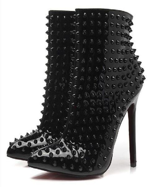 women thin high heel ankle boots women pointed toe short boots rivets studded spike love graffiti short botas zapatos mujer1131216, Black
women thin high heel ankle boots women pointed toe short boots rivets studded spike love graffiti short botas zapatos mujer1131216, Black
