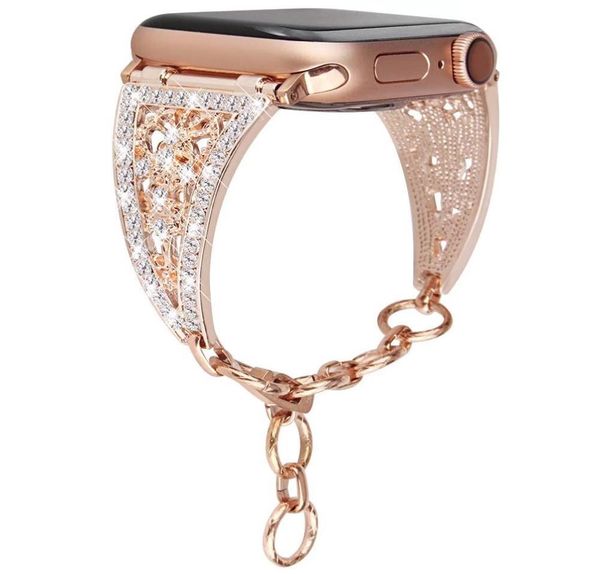 luxury bling diamond women bracelet for apple watch band series 6 se 5 4 3 metal strap for iwatch 40mm 44mm 38mm 42mm chain belt2041488, Black;brown
luxury bling diamond women bracelet for apple watch band series 6 se 5 4 3 metal strap for iwatch 40mm 44mm 38mm 42mm chain belt2041488, Black;brown