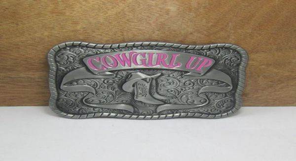bucklehome cowgirl belt buckle with pewter finish fp03130 with continous stock 5727038, Slivery;black
bucklehome cowgirl belt buckle with pewter finish fp03130 with continous stock 5727038, Slivery;black