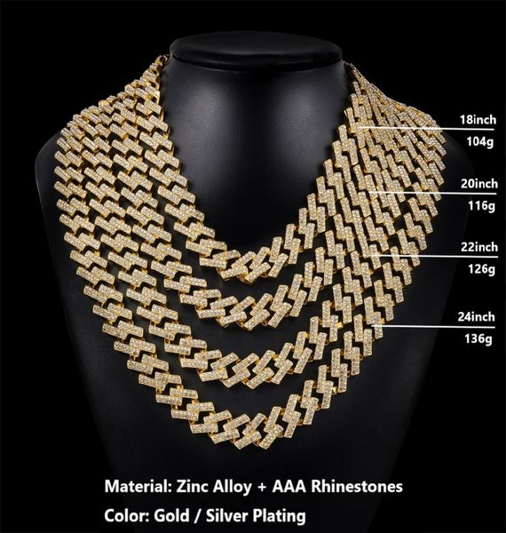 15mm prong miami cuban link chains necklace fashion hip hop gold silver jewelry 2 row rhinestones iced out necklaces for men5629940
15mm prong miami cuban link chains necklace fashion hip hop gold silver jewelry 2 row rhinestones iced out necklaces for men5629940