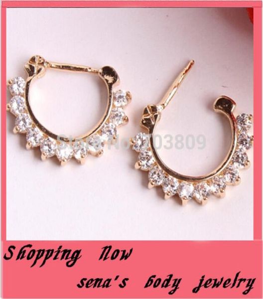 unique cz zircon septum clicker nose ring stud nose piercing stud body jewelry earrringear stud6630469, Silver
unique cz zircon septum clicker nose ring stud nose piercing stud body jewelry earrringear stud6630469, Silver