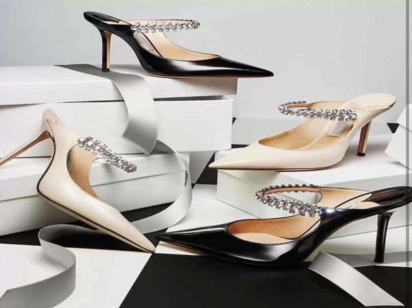 bridal wedding sandals shoes luxurious brand bing mules slippers crystalembellished patent leather strap pumps twinkles high h8707138, Black
bridal wedding sandals shoes luxurious brand bing mules slippers crystalembellished patent leather strap pumps twinkles high h8707138, Black