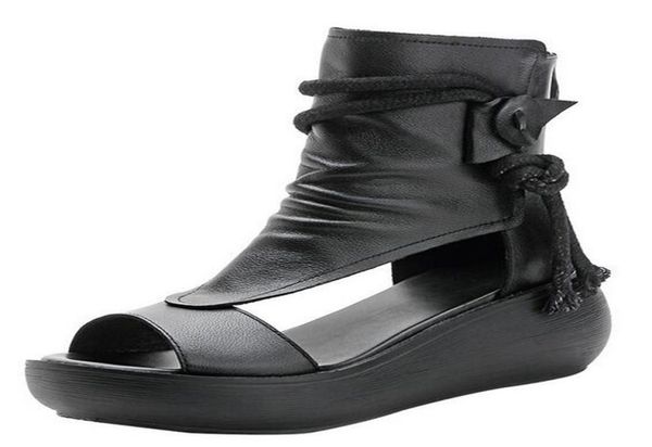 100 genuine leather summer women sandals 2020 new fish mouth highincreased wedge sandals ankle boots fashion shoes4646848, Black
100 genuine leather summer women sandals 2020 new fish mouth highincreased wedge sandals ankle boots fashion shoes4646848, Black