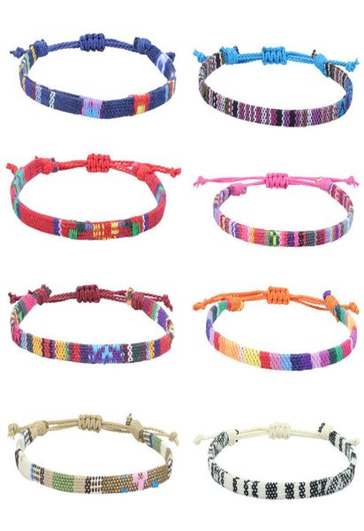 rainbow bohemian bracelet cotton hemp woven bracelets friendship bracelet fashion accessories gift3172380, Golden;silver
rainbow bohemian bracelet cotton hemp woven bracelets friendship bracelet fashion accessories gift3172380, Golden;silver