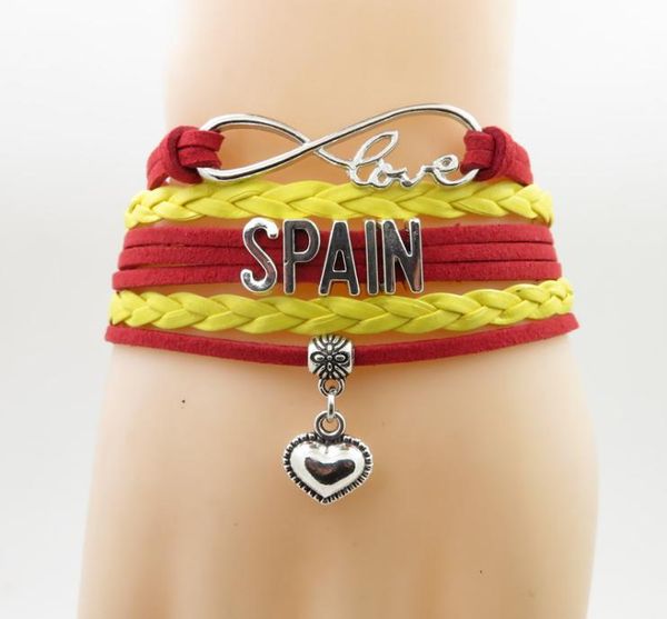 love spain bracelet heart charm love spain country bracelets bangles for woman and man jewelry7286824, Black
love spain bracelet heart charm love spain country bracelets bangles for woman and man jewelry7286824, Black
