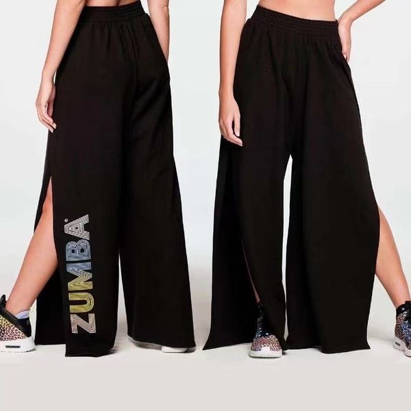 womens pants s mens and womens fitness dance running sports side split loose pants 230905, Black;white
womens pants s mens and womens fitness dance running sports side split loose pants 230905, Black;white
