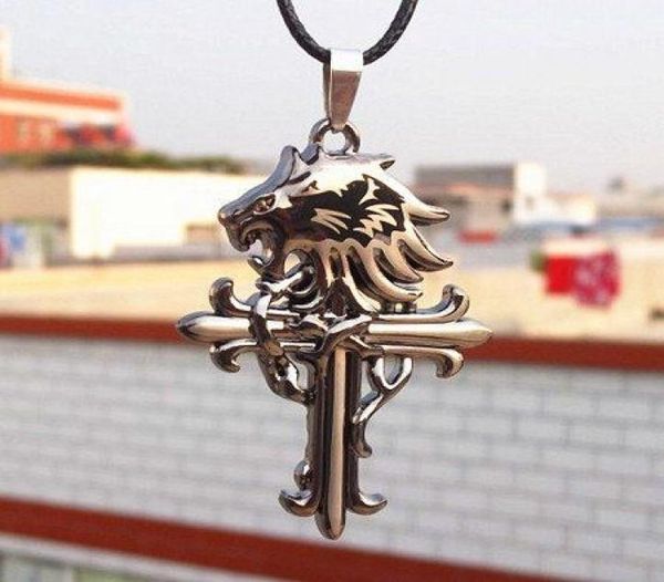 vintage leather cord titanium stainless stee necklaces lion head pendant necklace men fashion 10pcs/lot9678619, Silver
vintage leather cord titanium stainless stee necklaces lion head pendant necklace men fashion 10pcs/lot9678619, Silver
