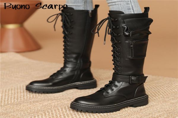 black combat pocket boots platform crosstied women boots casual zipper motorcycle long boots genuine leather laces knee7759617
black combat pocket boots platform crosstied women boots casual zipper motorcycle long boots genuine leather laces knee7759617
