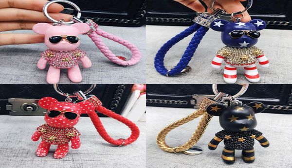 designer cartoon bear keychain fashion bear sunglasses keyring pendant car chain charm crystal trinket gifts accessories1763422, Silver
designer cartoon bear keychain fashion bear sunglasses keyring pendant car chain charm crystal trinket gifts accessories1763422, Silver