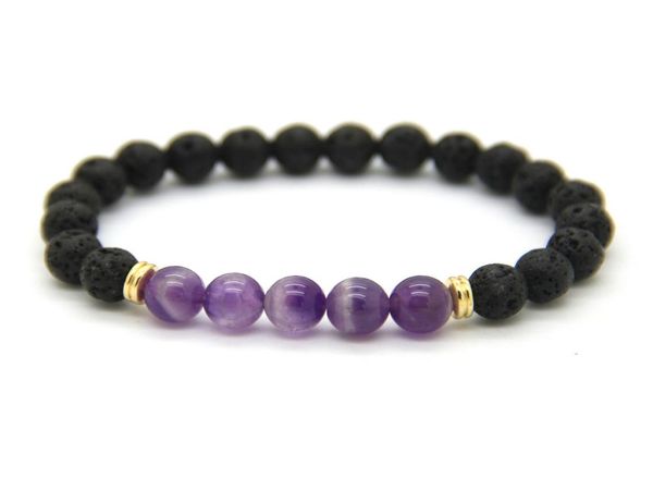 new 8mm black lava stone natural purple amethyst stone beads stretch women mens energy yoga gift bracelets jewelry2081114, Golden;silver
new 8mm black lava stone natural purple amethyst stone beads stretch women mens energy yoga gift bracelets jewelry2081114, Golden;silver
