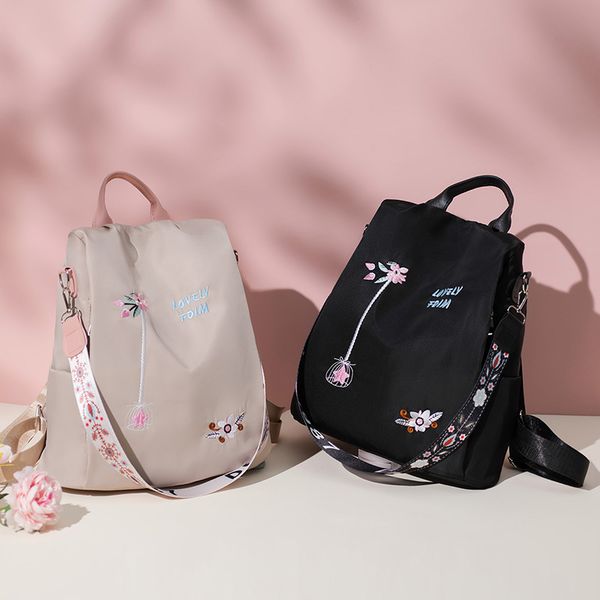 Wholesale factory women shoulder bag outdoor light soft leisure travel backpack daily Joker Oxford student backpacks this year popular embroidered handbag 944#, Welfare color/regular packaging
Wholesale factory women shoulder bag outdoor light soft leisure travel backpack daily Joker Oxford student backpacks this year popular embroidered handbag 944#, Welfare color/regular packaging