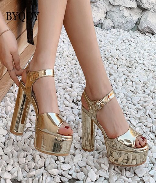 byqdy summer fashion platform sandals gold silver pink peep toe mirror patent leather ankle strap high heels party shoes plus 42 y4165726, Black
byqdy summer fashion platform sandals gold silver pink peep toe mirror patent leather ankle strap high heels party shoes plus 42 y4165726, Black