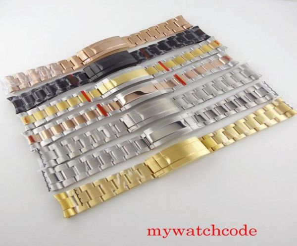 watch bands 20mm width 904l oyster stainless steel bracelet black pvd gold plated deployment buckle wristwatch parts2059912, Black;brown
watch bands 20mm width 904l oyster stainless steel bracelet black pvd gold plated deployment buckle wristwatch parts2059912, Black;brown