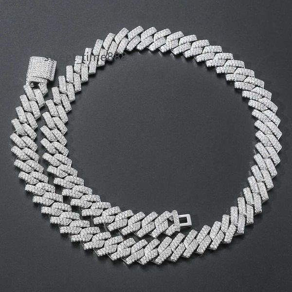 bes custom hip hop jewelry iced out 14mm 925 sterling prong setting vvs lab moissanite cuban link chain necklace for man, Silver
bes custom hip hop jewelry iced out 14mm 925 sterling prong setting vvs lab moissanite cuban link chain necklace for man, Silver