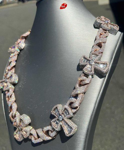 rapper cool jewelry design s925 sterling silver gold plated baguette iced out diamond cross chain moissanite jewelry hip hop1190375
rapper cool jewelry design s925 sterling silver gold plated baguette iced out diamond cross chain moissanite jewelry hip hop1190375