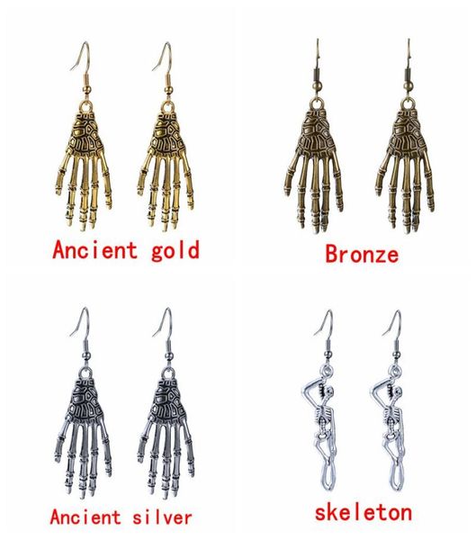 fashion halloween festival skull hand earring for women and children vintage skull bones dangle earrings7164142, Golden
fashion halloween festival skull hand earring for women and children vintage skull bones dangle earrings7164142, Golden