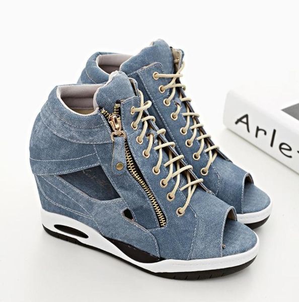 denim boots for women ankle boots side zip laceup ladies low heels platform shoes canvas shoes with peep toes zy5777437591, Black
denim boots for women ankle boots side zip laceup ladies low heels platform shoes canvas shoes with peep toes zy5777437591, Black