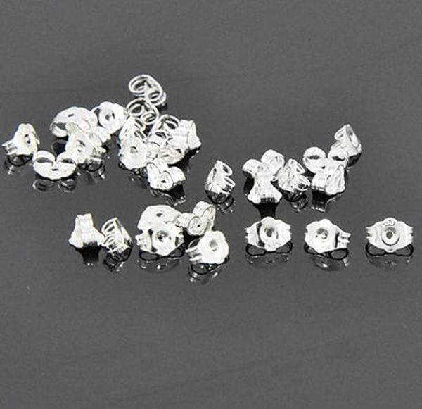 1000piecelot silver earring back jewelry accessories metal ear plugs with 925 stamp stud earrings ser finding wh3592855, White 
1000piecelot silver earring back jewelry accessories metal ear plugs with 925 stamp stud earrings ser finding wh3592855, White