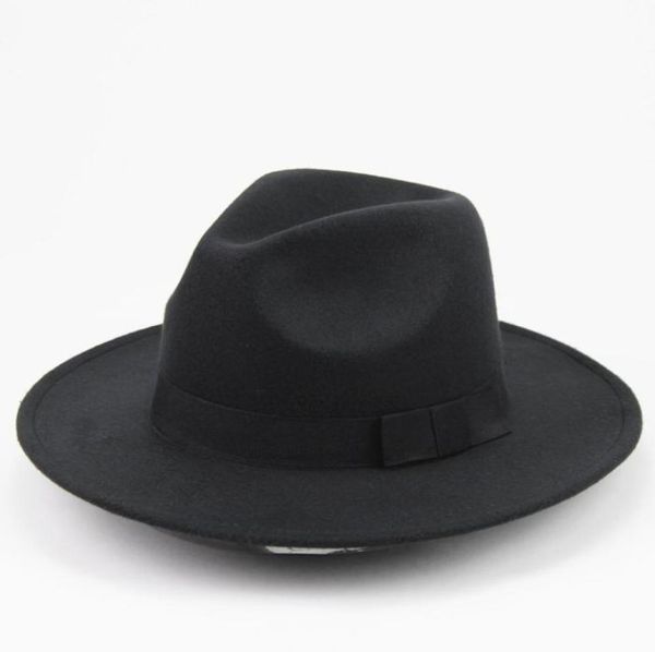 retro black wool felt hats for women men felt fedora hats with bow wide brim sun hats dome performance hat10909264526557, Blue;gray
retro black wool felt hats for women men felt fedora hats with bow wide brim sun hats dome performance hat10909264526557, Blue;gray