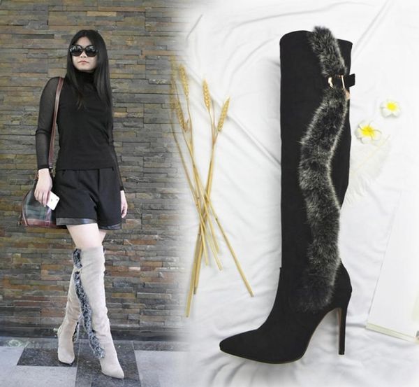 plus size 34 to 46 47 48 beige burgundy fur over the knee thigh high boots dersigner boots9026685, Black
plus size 34 to 46 47 48 beige burgundy fur over the knee thigh high boots dersigner boots9026685, Black