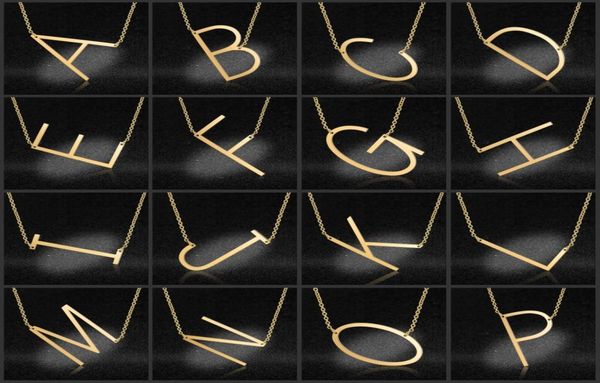 kimter large alphabet necklace fashion personalized gold big letter chain stainless steel az pendant necklaces jewelry for women 6254626, Silver
kimter large alphabet necklace fashion personalized gold big letter chain stainless steel az pendant necklaces jewelry for women 6254626, Silver