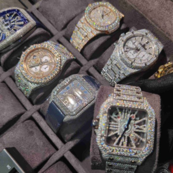 8jpk handmade custom pass diamond tter vvs moissanite diamond inlay hip hop jewelry modification iced out luxury watchzhgt, Silver
8jpk handmade custom pass diamond tter vvs moissanite diamond inlay hip hop jewelry modification iced out luxury watchzhgt, Silver
