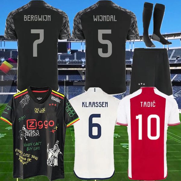 2023 2024 ajaxnl soccer jerseys tadic brobbey berghuis black marley kit klaassen bergwijn cruyff 23 24 football shirt men kids kit socks uni, Black;yellow
2023 2024 ajaxnl soccer jerseys tadic brobbey berghuis black marley kit klaassen bergwijn cruyff 23 24 football shirt men kids kit socks uni, Black;yellow