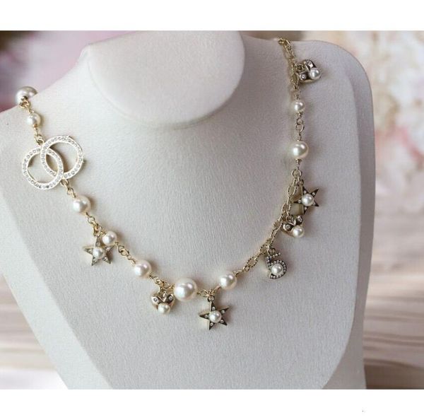 design necklace womensmall fragrance letter pearl inlaid with diamond star love temperament sweet necklace versatile fashion e9457771, Silver
design necklace womensmall fragrance letter pearl inlaid with diamond star love temperament sweet necklace versatile fashion e9457771, Silver