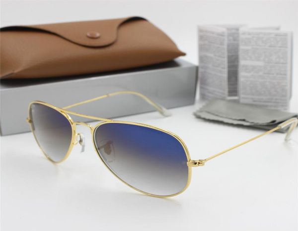 2022 selling eye protection pilot sunglasses fashion gold frame blue 58mm glass lens uv400 protection brown box9715575, White;black
2022 selling eye protection pilot sunglasses fashion gold frame blue 58mm glass lens uv400 protection brown box9715575, White;black