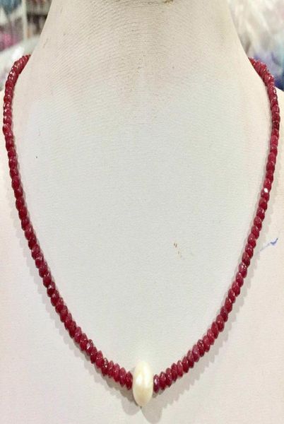 handmade 910mm white freshwater pearl 2x4mm red jade faceted necklace long 45cm 4pclot9857276, Silver
handmade 910mm white freshwater pearl 2x4mm red jade faceted necklace long 45cm 4pclot9857276, Silver