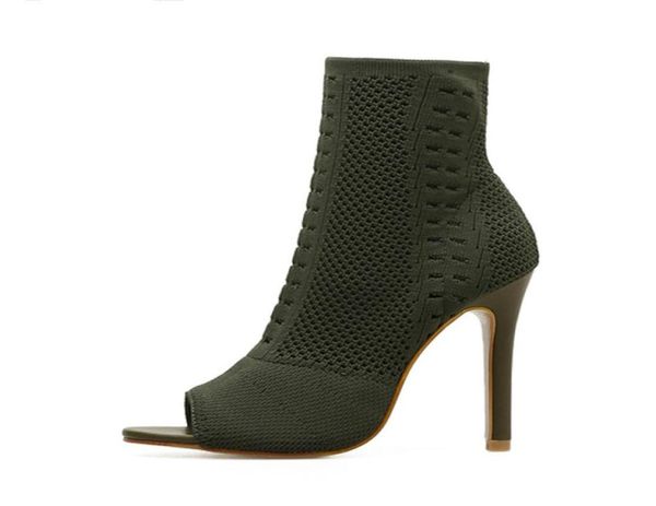 2018 womens shoes green elastic knit sock sandals ladies open toe high heels fashion kardashian ankle shoes women pumps2813343, Black
2018 womens shoes green elastic knit sock sandals ladies open toe high heels fashion kardashian ankle shoes women pumps2813343, Black