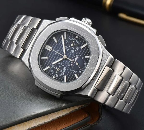 new men women Pateks Nautilus 5740 wristwatches Waterproof Watches Cool Men Watch Fashion Wristwatch Sports Stainless Steel Quartz Calendar Mens gift A
new men women Pateks Nautilus 5740 wristwatches Waterproof Watches Cool Men Watch Fashion Wristwatch Sports Stainless Steel Quartz Calendar Mens gift A